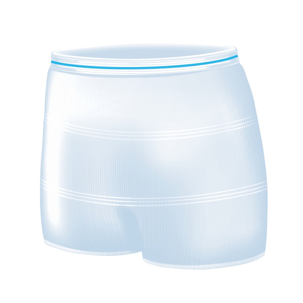 Attends Stretch Pants, Fixierhose, blau, M, 15 Stk.