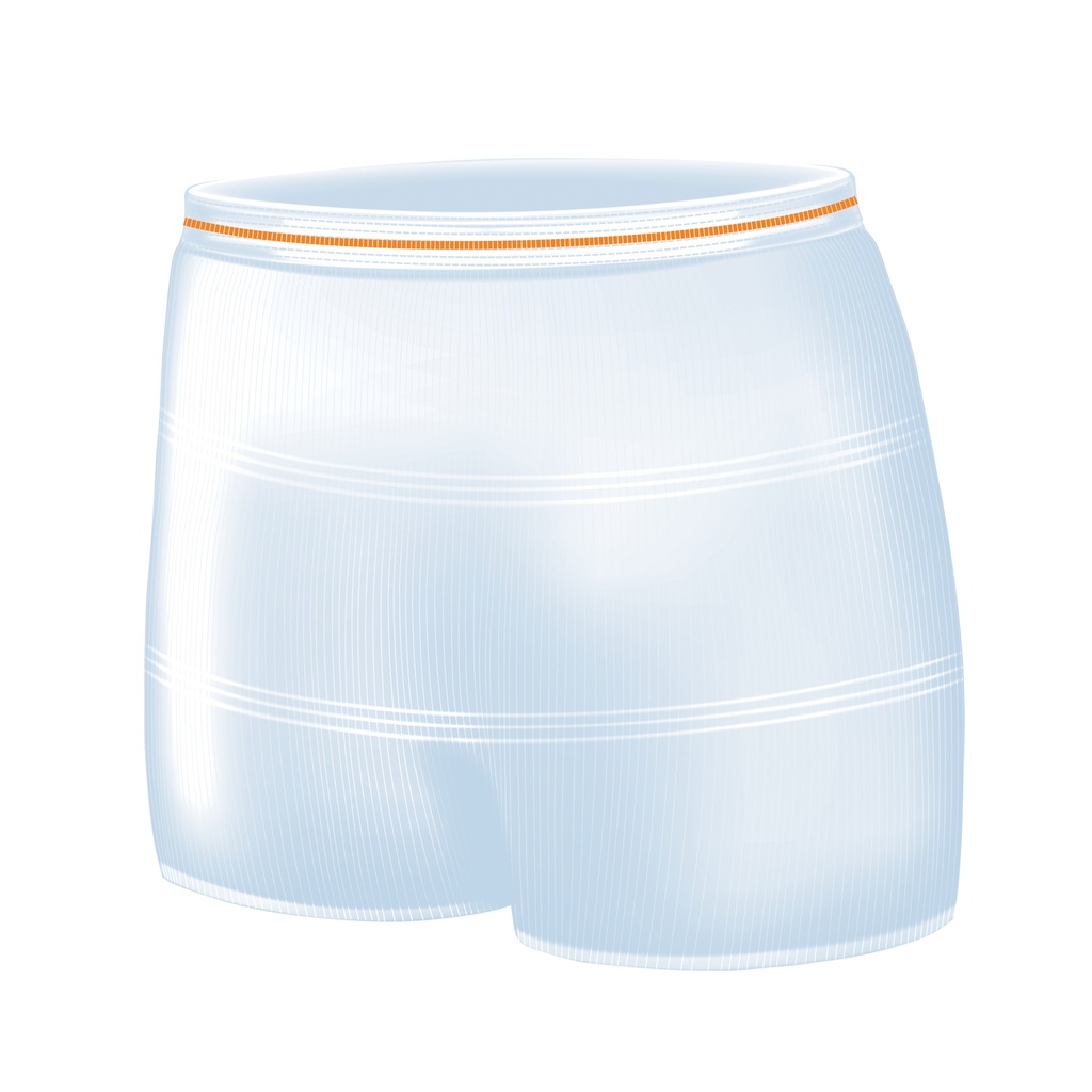 Attends Stretch Pants, Fixierhose, orange, XXL, 15 Stk.