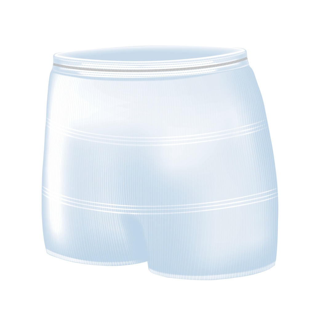 Attends Stretch Pants, Fixierhose, grau, XXXL, 15 Stk.