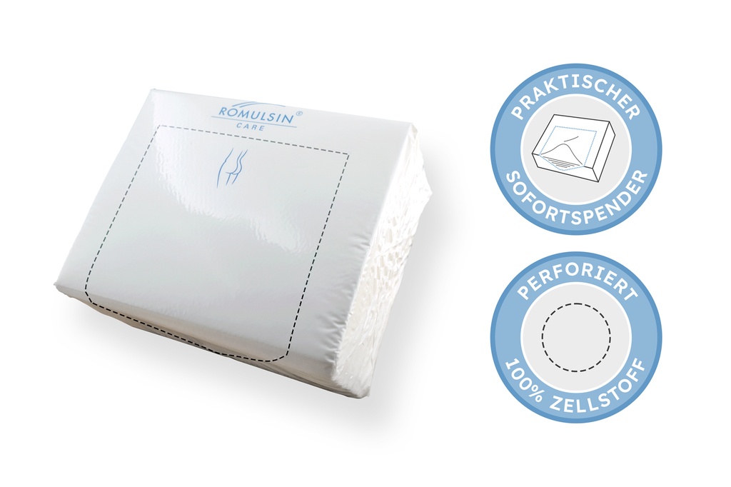 ROMULSIN Waschtuch, Soft Wipe, 30x18 cm, 100 Stk.