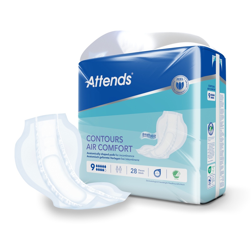 Attends Contours 9 Air Comfort, 28 pièces