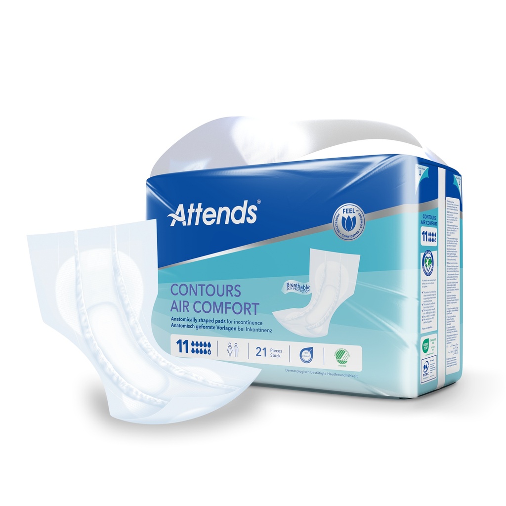 Attends Contours 11 Air Comfort, 21 pcs.