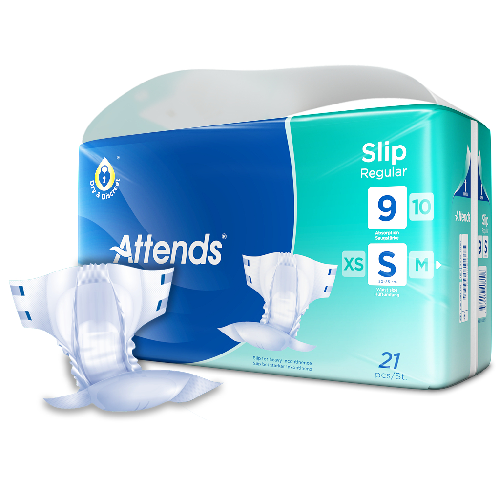 Attends Slip Regular 9 S, 21 pcs.