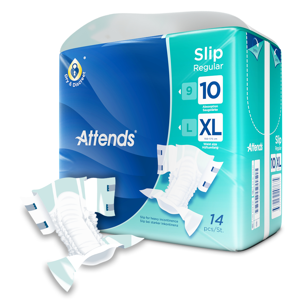 Attends Slip Regular 10 XL, 14 pcs.