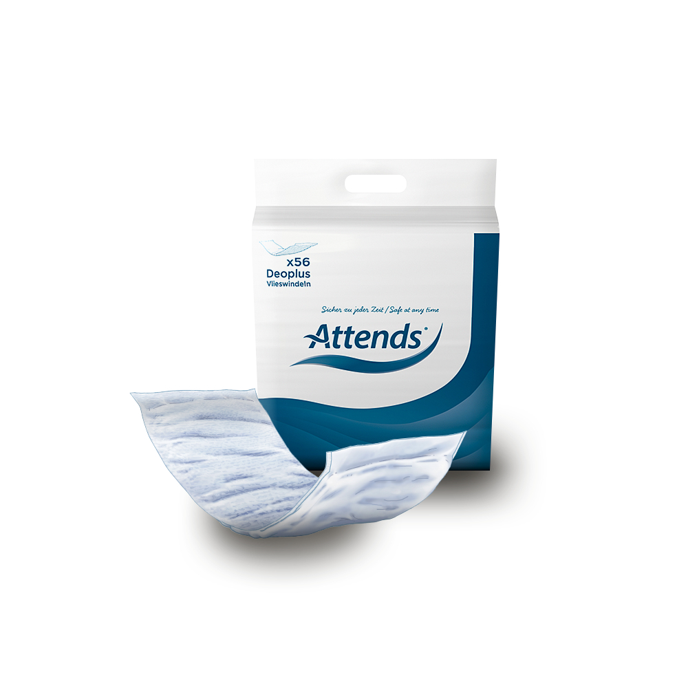 Attends Deo Plus avec superabsorbant, 56 pcs.