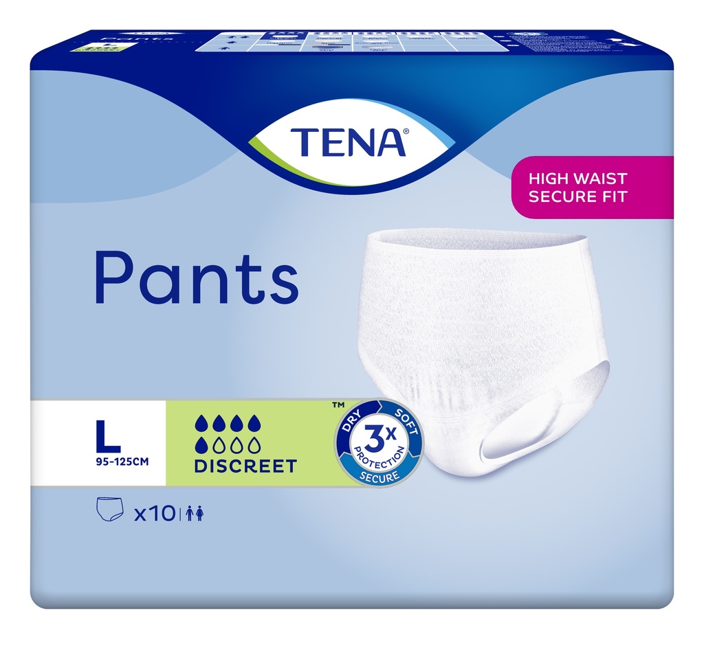 TENA Pants Discreet L, 10 pz.
