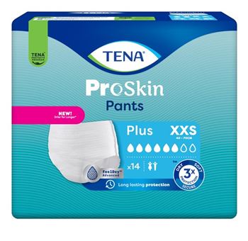 TENA Pants Plus, Proskin, <50 cm, XXS, 14 pcs.