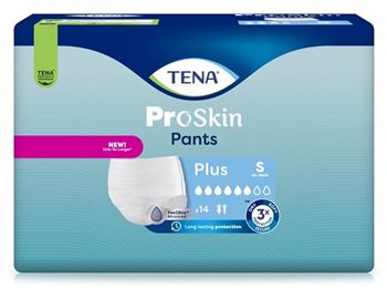TENA Pants Plus, Proskin, 65-85 cm,  S, 14 Stk.