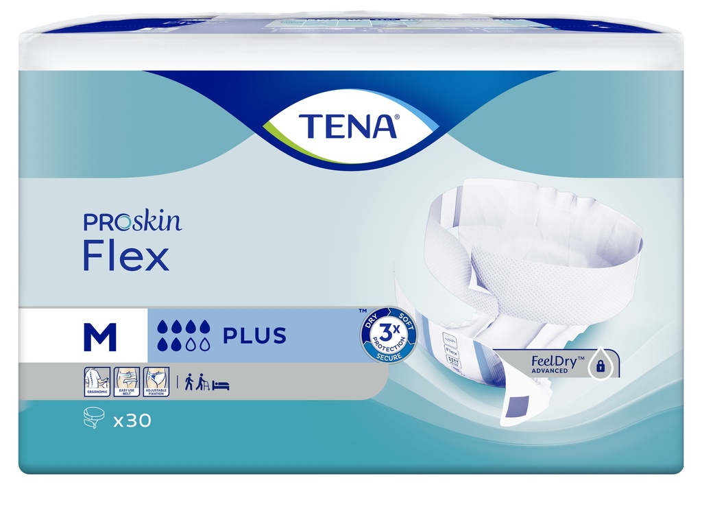 TENA Flex Plus Proskin M, 30 pcs.