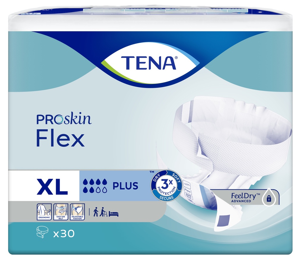TENA Flex Plus Proskin XL, 30 pcs.