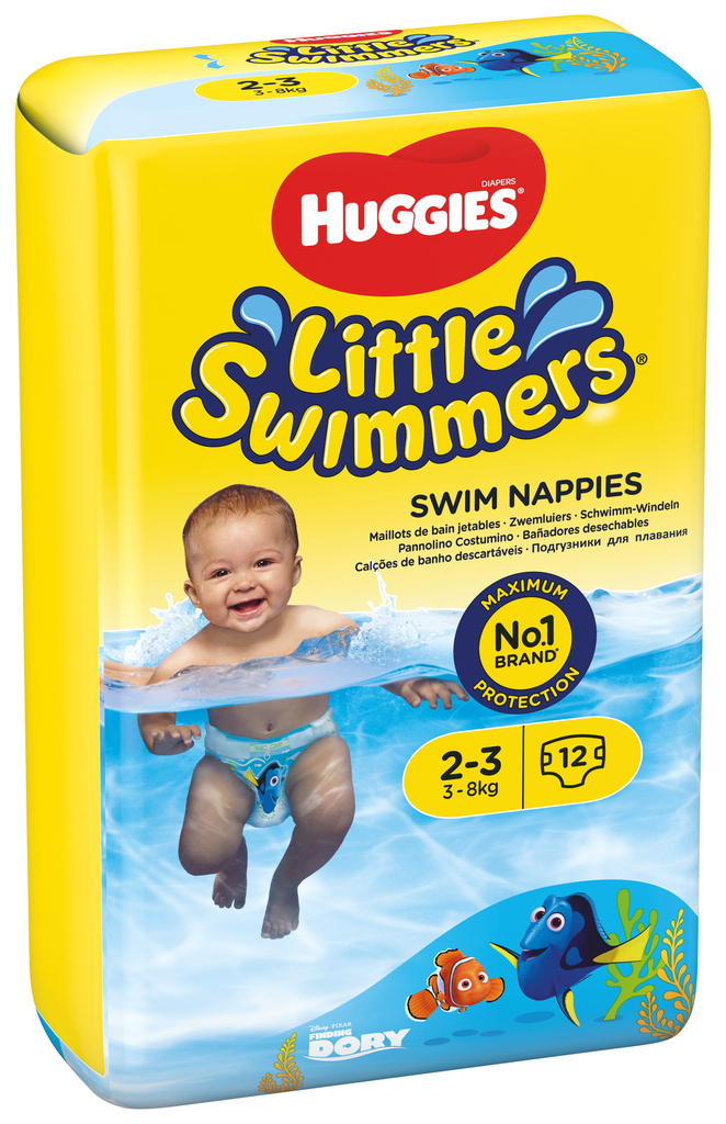 Huggies Little Swimmers, size 2-3, 5536136, 12 pcs.