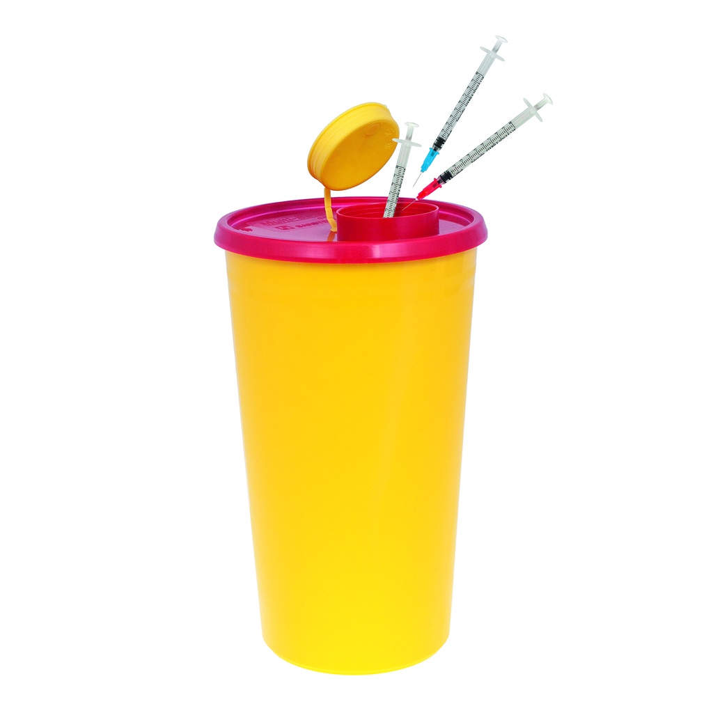 Cannula e siringa di smaltimento, 2,5 l, 1 pz.