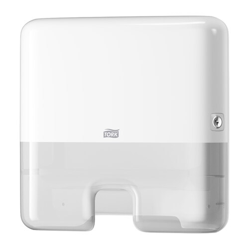 Tork Xpress® Mini Dispenser for multifold hand Towels, 552100, Elevation, 295x302x101mm, H2, white, 1 pc.