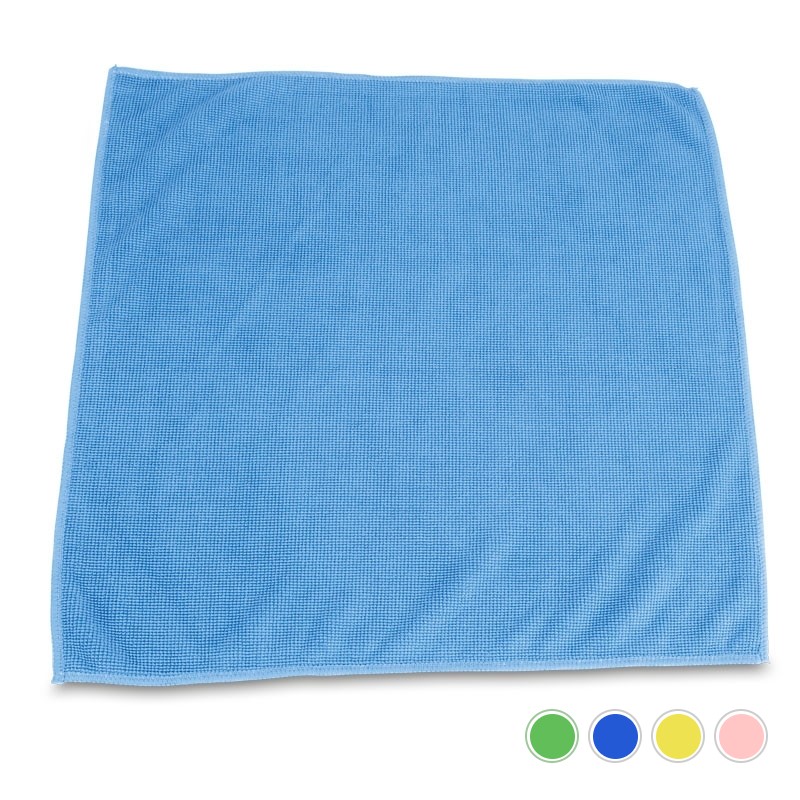 Microfiber cloth Praktitex® Perfect, 290 g/m2, 40 x 40 cm, blue, 10 pcs.
