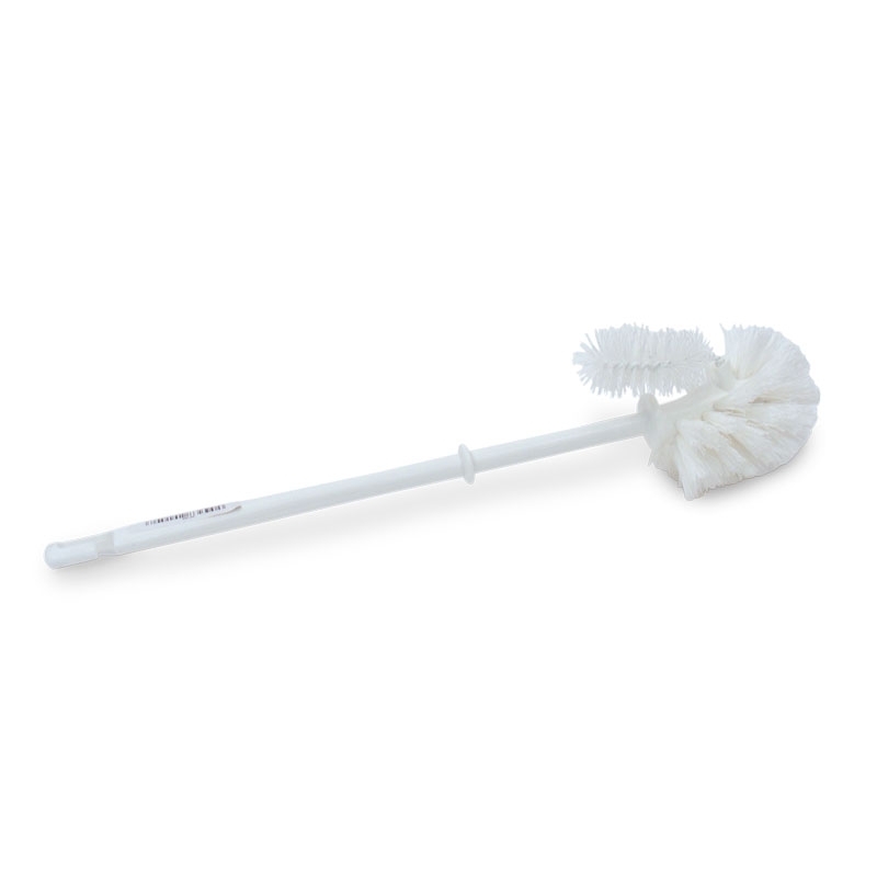Brosse WC extra avec nettoyeur de bords, 60167, blanc, 10 pces