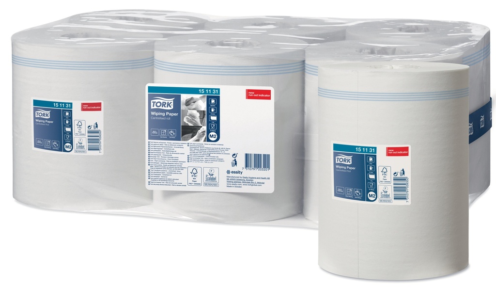 Tork Paper Wipes, M2, 151131, 6 x 275 m