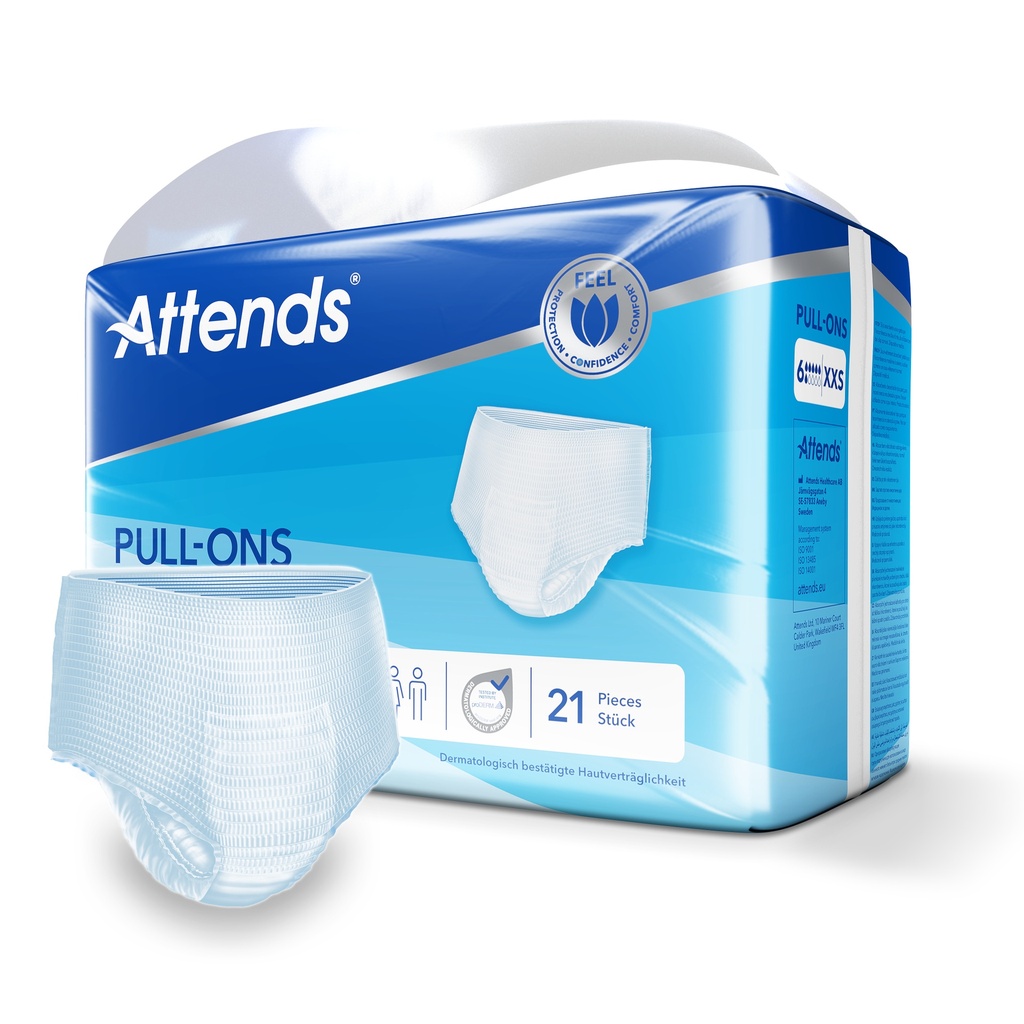Attends Pull Ons  6 XXS, 21 Stk.