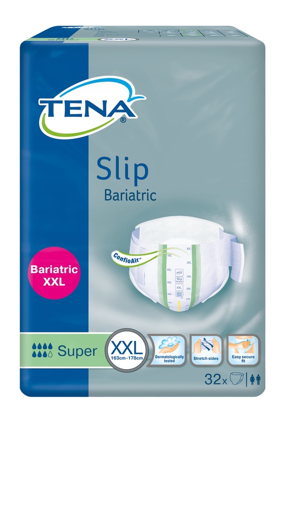 Tena Slip Bariatric Super XXL, 32 pièces