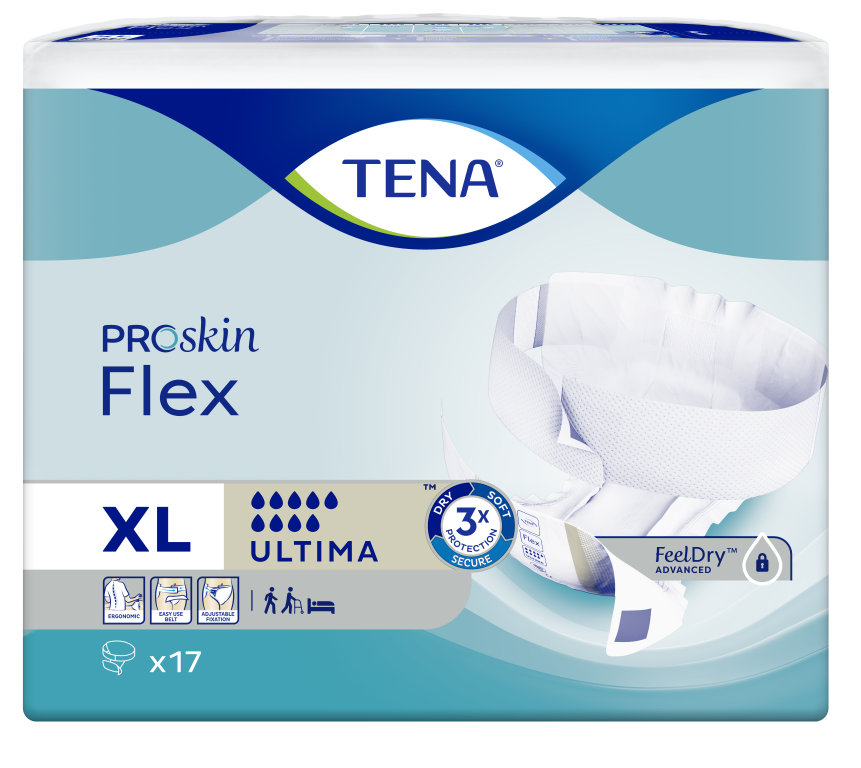 TENA Flex Ultima Proskin XL, 17 pz.