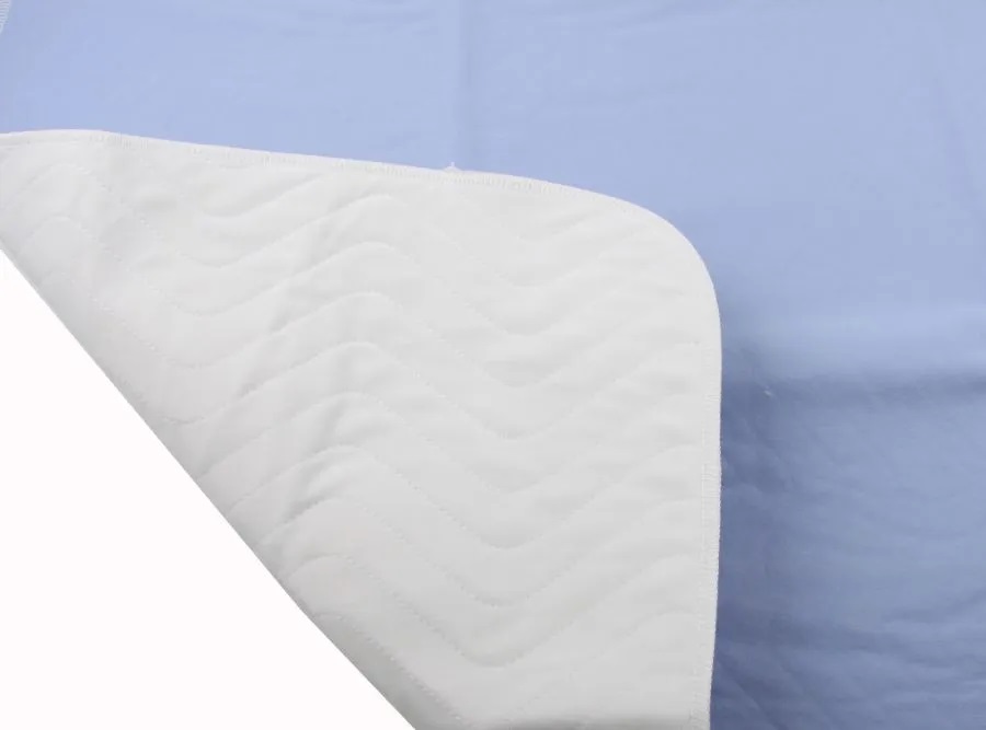 Textile Bettschutzauflage, Bed Mat, 85 x 90 cm, waschbar ohne Stecktuch/flaps