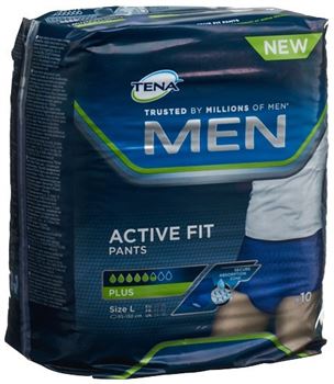 TENA Uomo Active Fit, Pantaloni Plus L, 10 pz.