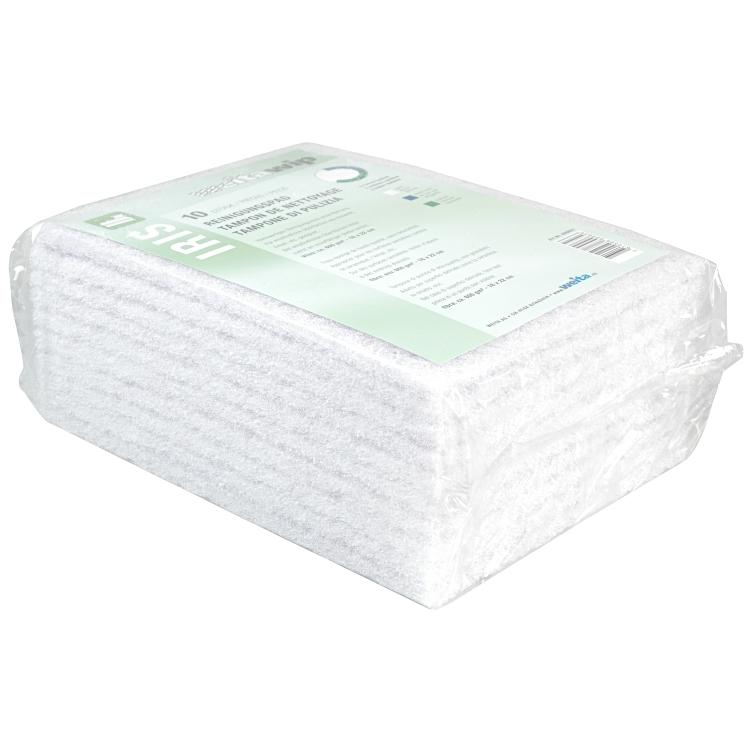 Brosse WC extra avec nettoyeur de bords, 60167, blanc, 10 pces