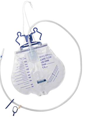 GHC Drenaggio urinario CAREFLOW UB 2000, 2000ml, 120cm, sterile