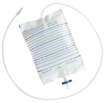 GHC Einmalbettbeutel CAREFLOW UB 2000E, 2000ml, 90cm, steril