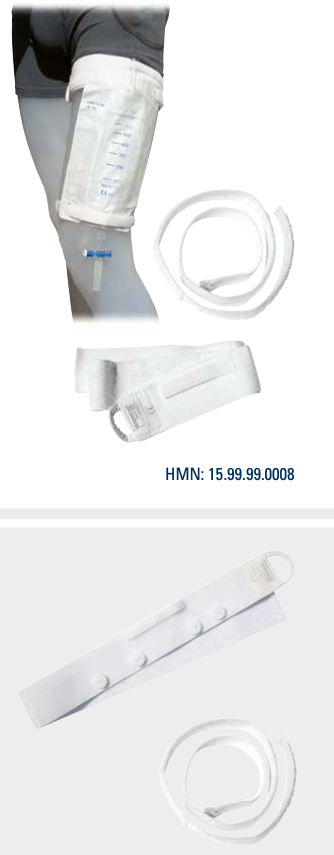 GHC Beinbeutelklettband CARE FIX, Set Premium, mit Knöpfen