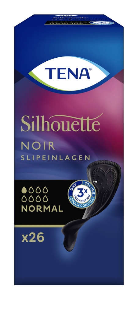 TENA Silhouette Noir Liner, 26 Stk.