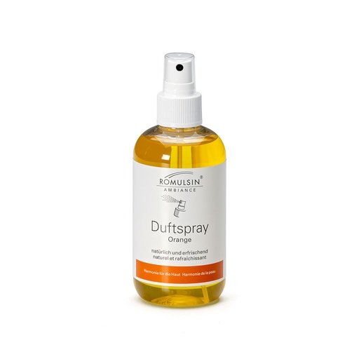[420005N] ROMULSIN fragrance spray bottle with atomizer, orange, 200ml