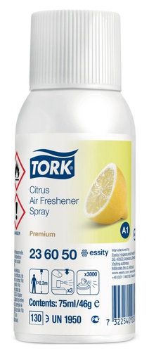 [421000N] Tork, Air Freshener Spray, 75 ml, A1, citrus fragrance, 1x12 pcs.