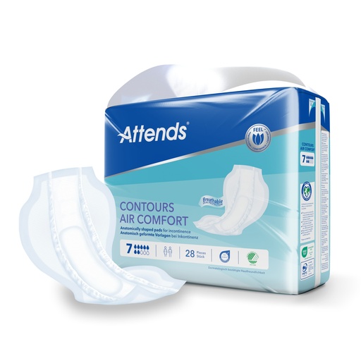 [430018N] Attends Contours 7 Air Comfort, 28 pezzi.