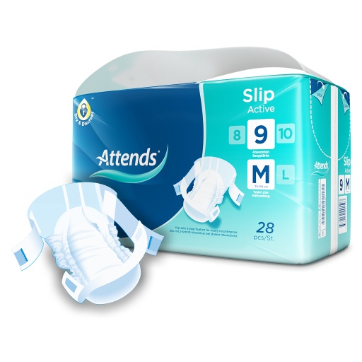 [430063N] Attends Slip Active 9 M, 28 pz.