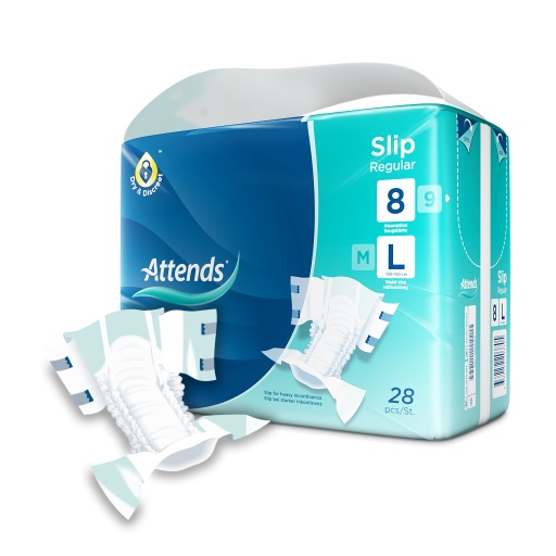 [430068N] Attends Slip Regular 8 L, 28 pz.