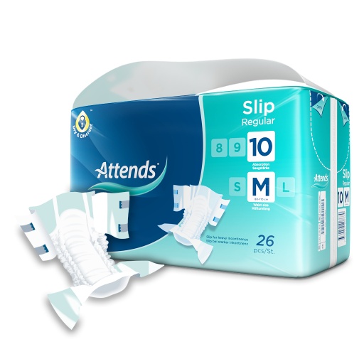 [430074N] Attends Slip Regular 10 M, 26 pcs.