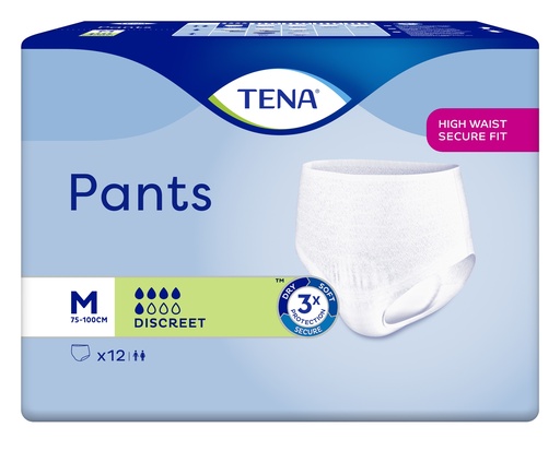 [432015N] TENA Pants Discreet M, 12 pz.