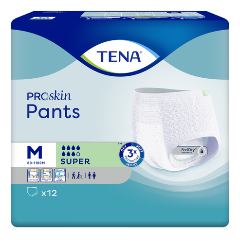 [432023N] TENA Pants Super Proskin, 80-110 cm, M, 12 pcs.