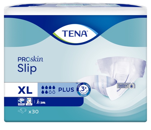 [432086N] Tena Slip Plus XL, 30 pièces