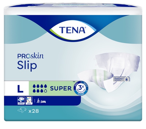 [432089N] Tena Slip Super L, 28 pièces