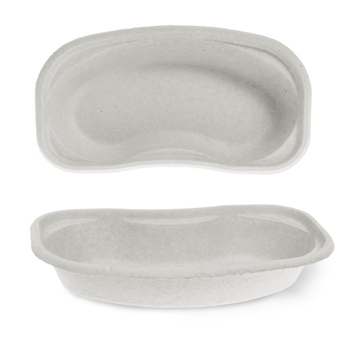 [440012N] Non-sterile cardboard kidney tray, gray, 255 x 150 x 48 mm, 1 x 50 pcs.