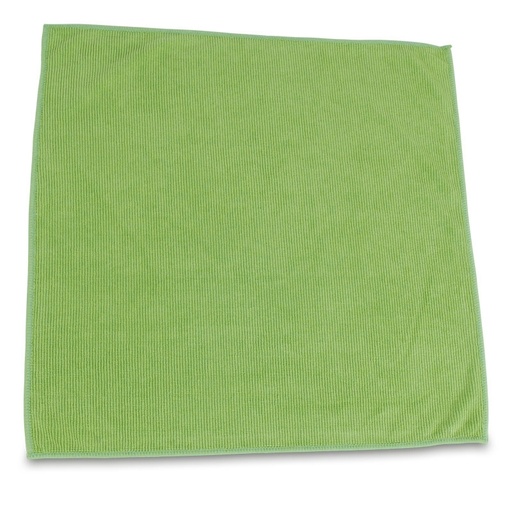 [710005N] Microfiber cloth Praktitex® Perfect, 290 g/m2, 40 x 40 cm, green, 20 pcs.