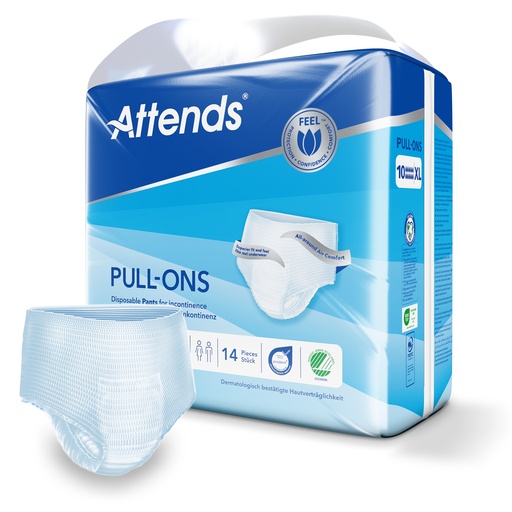 [430060-1N] Attends Pull Ons 10 XL, 14 pezzi.