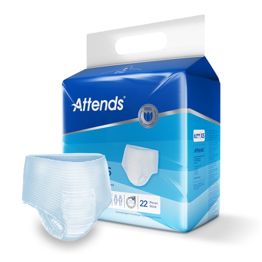 [430050-1N] Attends Pull Ons 6 XS, 22 pezzi.