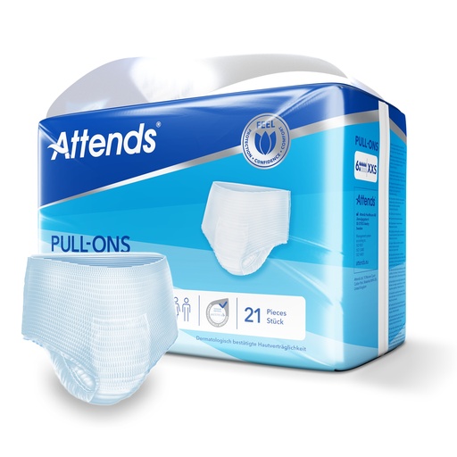 [430049-1N] Attends Pull Ons 6 XXS, 21 pz.