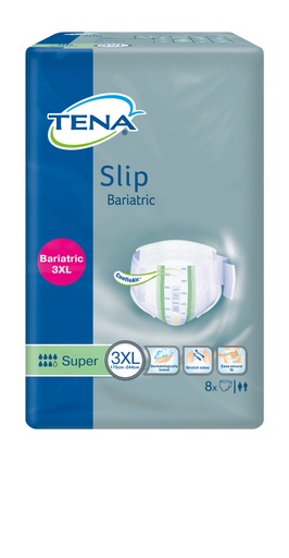 [432111N] Tena Slip Bariatric Super 3XL, 8 pièces