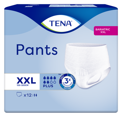 [432040N] TENA Pants Plus, Bariatric, XXL, 12 pcs.