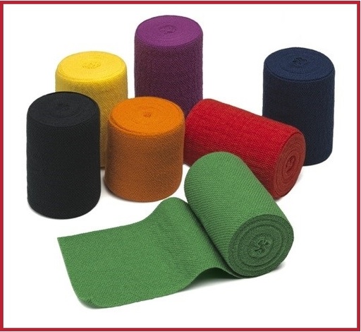 [400131N] WERO SWISS© Elasticolor, 8cm x 5m, rouge, 10 pcs.