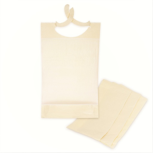 [440437N] Protective Napkins (bibs), M/L, 38x68 cm, 100 pcs.