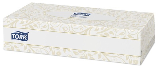 [700000N] Tork extra weiche Kosmetiktücher, 140280, 2lg, 100 Stk. pro Box, weiss,  100 Stk.